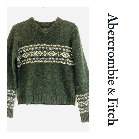 Abercrombie & Fitch Sweaters - Abercrombie and Fitch Shetland Wool Sweater